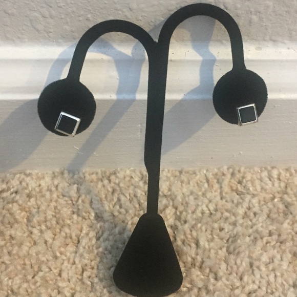 Jewelry - 8 for $15 Black Square Studs